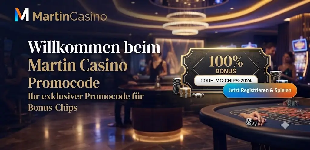 Martin Casino Promo Code Aktionscode Eingabe